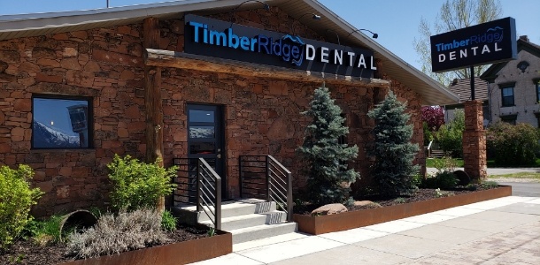 Exterior of TimberRidge Dental office building